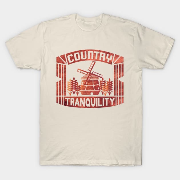 COUNTRY TRANQUILITY (Ver.1) T-Shirt by CleanRain3675